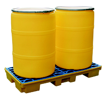 DECK SPILL 2-DRUM 21 GAL CAPACITY LOW PROFILE - Spill Control